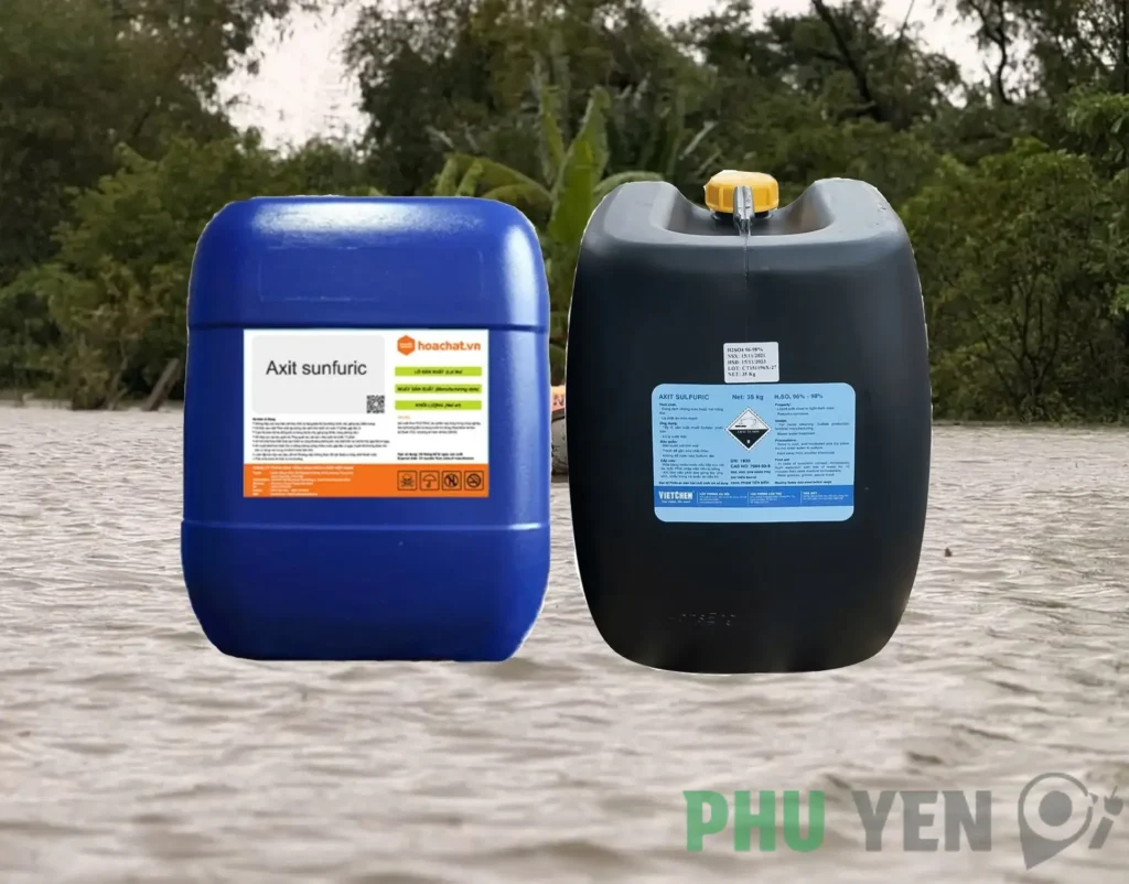 Khẩn: Bà con chú ý hết sức nguy hiểm &#8211; 100 can axít ở nhà máy đường Tuy Hòa, tỉnh Đắk Lắk bị trôi theo lũ